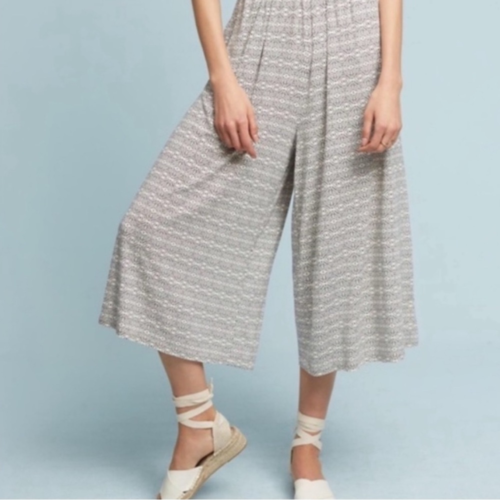 ANTHROPOLOGIE MAEVE One Shoulder Jamie Wide-Leg Jumpsuit Size XS /S - Picture 3 of 5